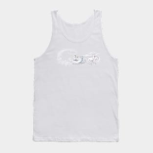 Snow queen in the carriage Tank Top